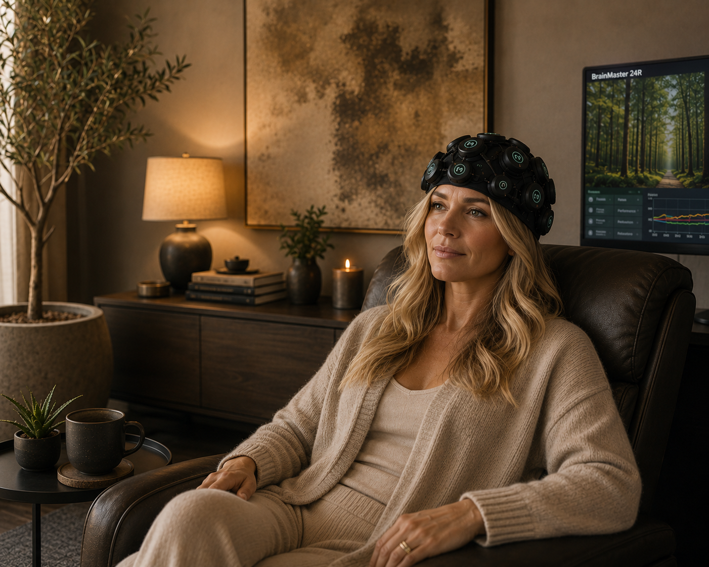 Neurofeedback session at Your Room